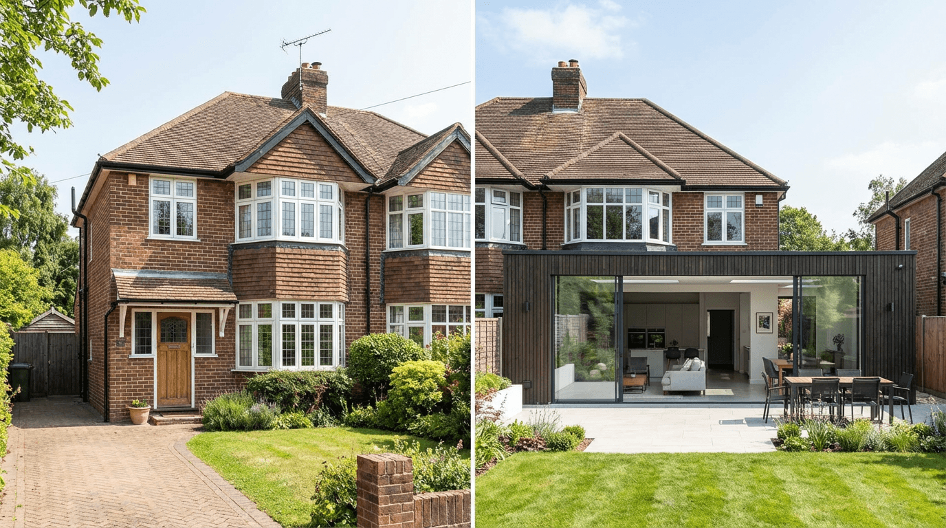 Insertion 3D pour les extensions et renovations de maison