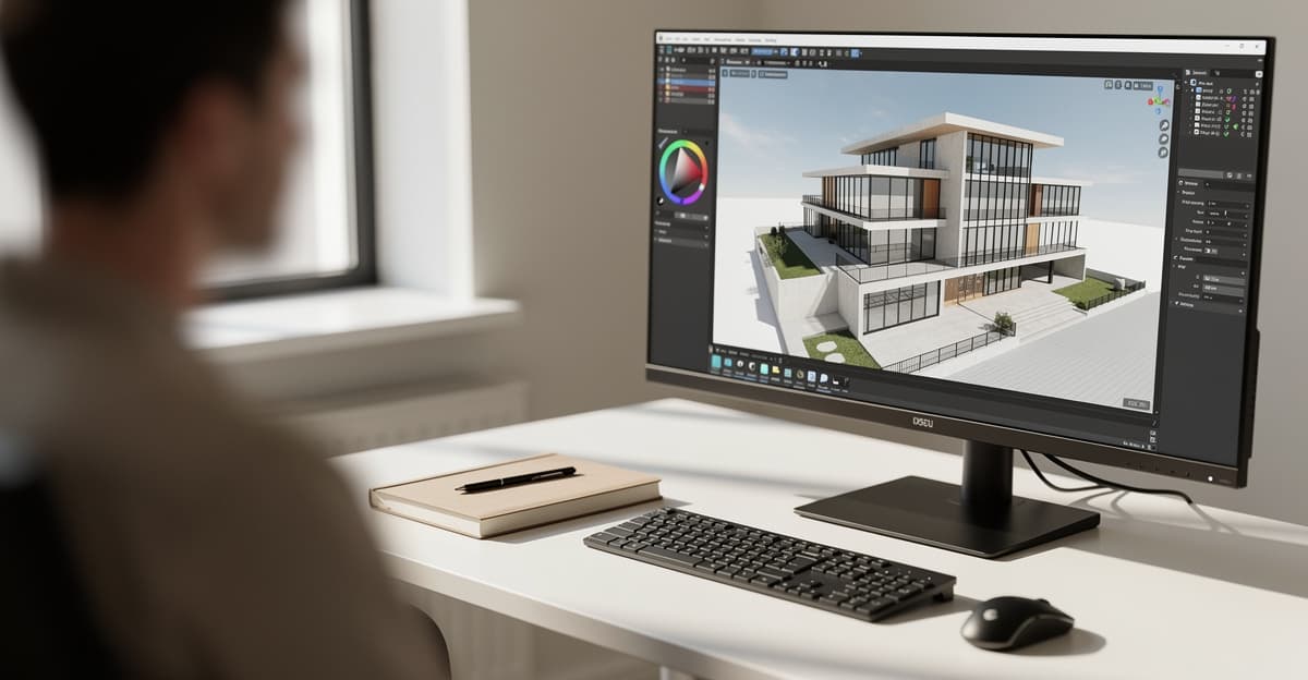 export maquette 3d : rendu architectural photoréaliste 2026