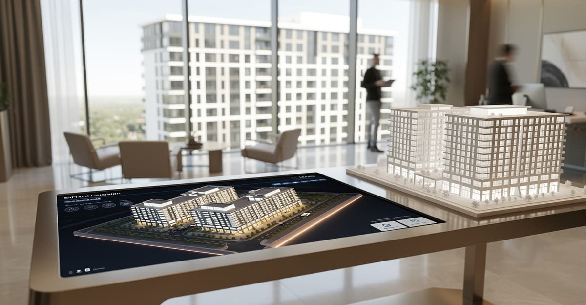 Maquette 3D interactive en promotion immobilière : vendre un programme neuf avec photoréalisme en 2026