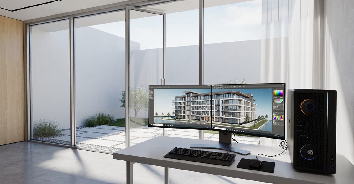 Rendu 3D architecture : méthode complète pour des images réalistes et convaincantes