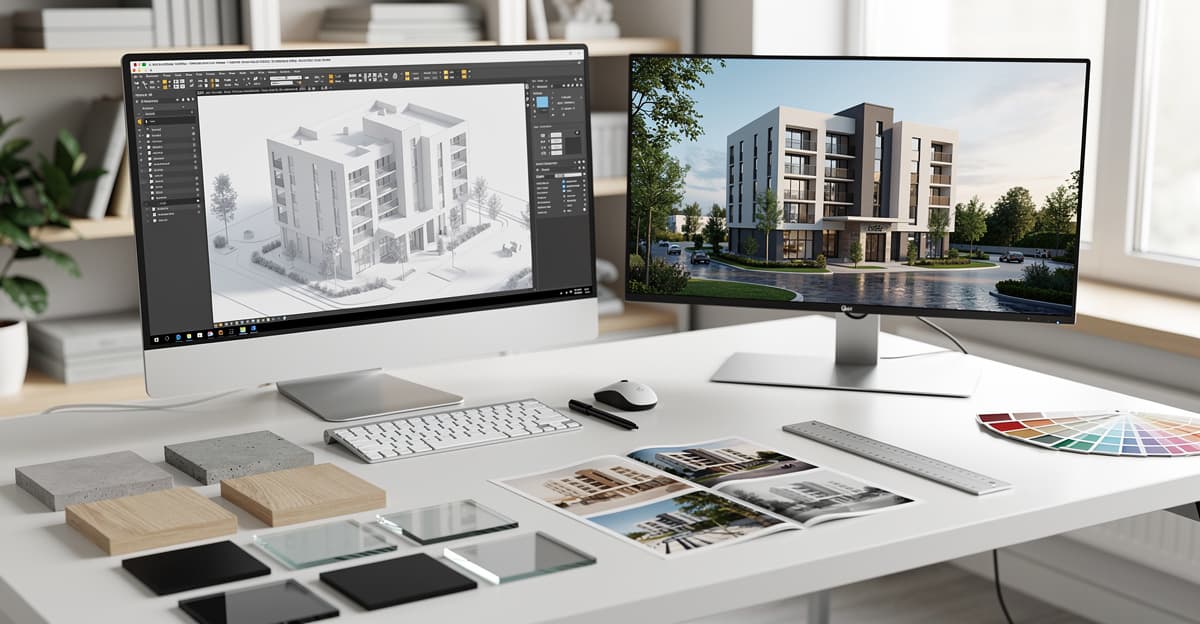 rendu 3d architecture 2026 : workflow complet de la maquette à l’image finale