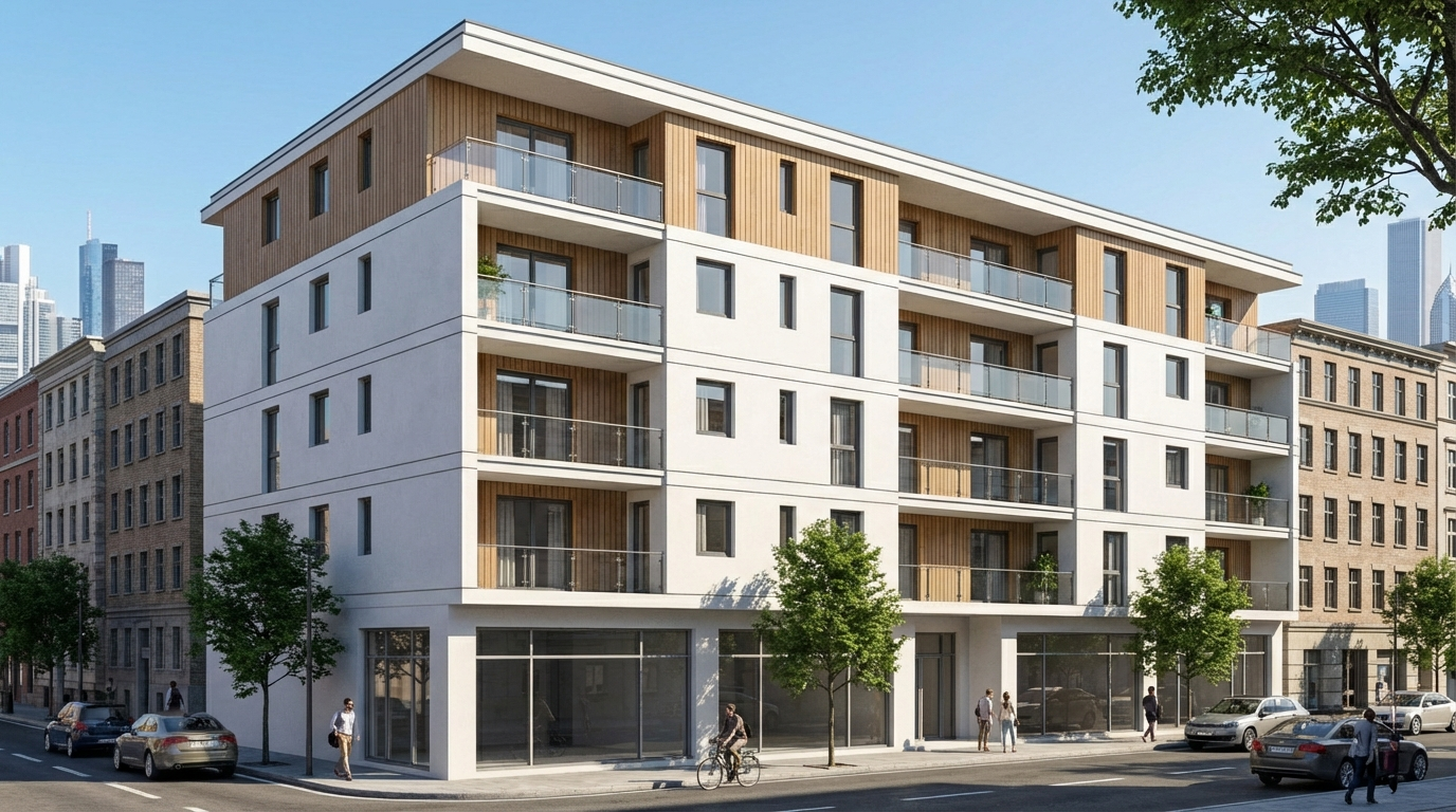 Insertion architecturale - immeuble collectif