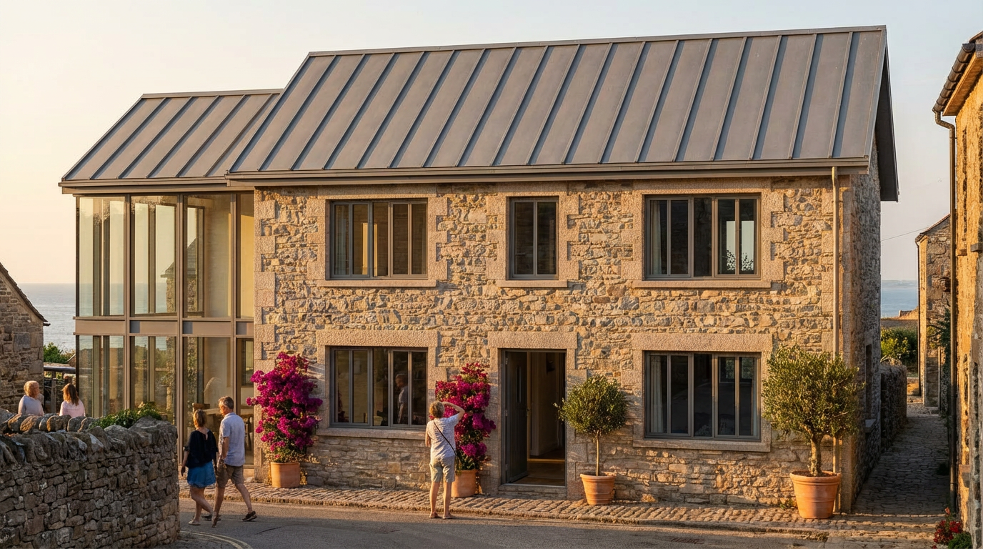 Insertion architecturale - renovation de facade